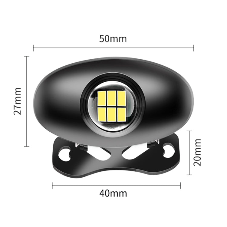Car Adjustable LED Super Bright Reversing Light (Black) - Warning Lights by PMC TechLife | Online Shopping South Africa | PMC TechLife | Buy Now Pay Later Mobicred