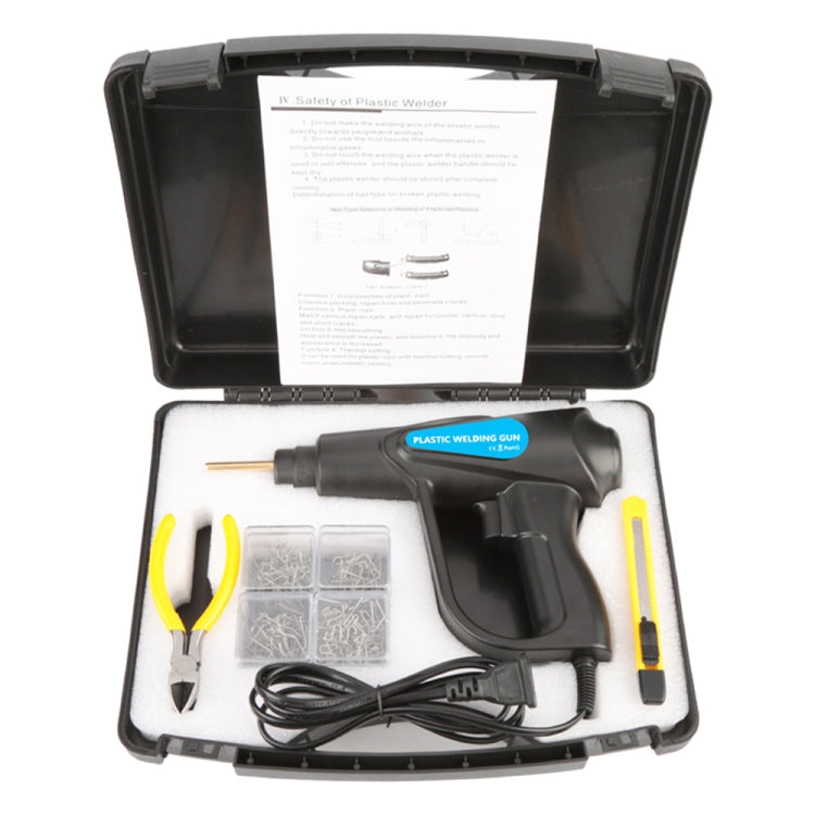 70W Hot Stapler Plastic Welding Machine Car Bumper Repair Kit Plier, UK Plug - Hand Tool Sets by PMC TechLife | Online Shopping South Africa | PMC TechLife | Buy Now Pay Later Mobicred