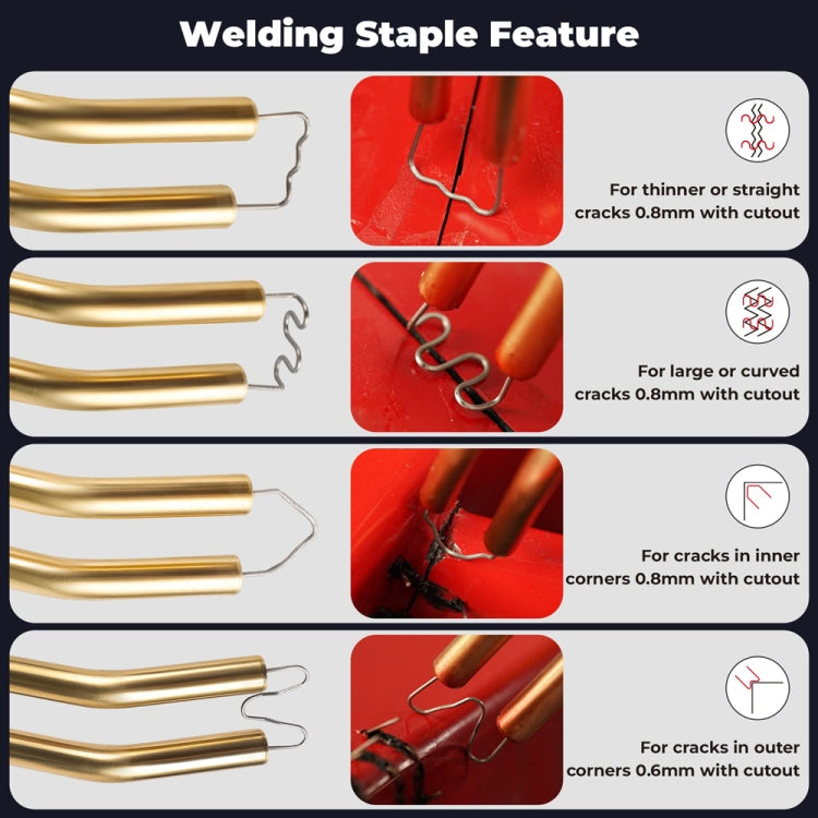 70W Hot Stapler Plastic Welding Machine Car Bumper Repair Kit Plier, UK Plug - Hand Tool Sets by PMC TechLife | Online Shopping South Africa | PMC TechLife | Buy Now Pay Later Mobicred
