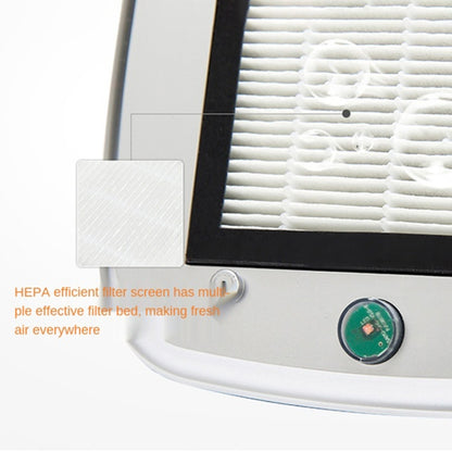 XJ-005 Car Solar Energy Negative Ion Smart USB Air Purifier (White) - Air Purifier by PMC Jewellery | Online Shopping South Africa | PMC Jewellery | Buy Now Pay Later Mobicred