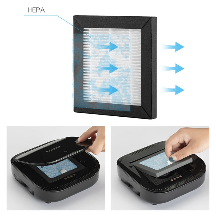 XJ-008 Car Negative Ion USB Air Purifier, Smart Version (Black) - Air Purifier by PMC TechLife | Online Shopping South Africa | PMC TechLife | Buy Now Pay Later Mobicred