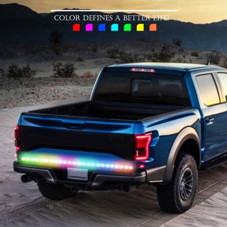 S10-100CM 100cm DC12V-24V Car Rear LED RGB Daytime Running Lights Strip Colorful Lamp - Running Lights by PMC Jewellery | Online Shopping South Africa | PMC Jewellery | Buy Now Pay Later Mobicred