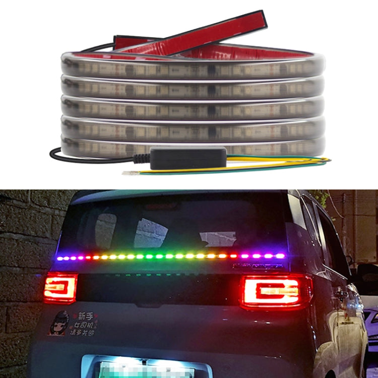 S24-240CM 240cm DC12V-24V Car Rear LED RGB Daytime Running Lights Strip Colorful Lamp - Running Lights by PMC Jewellery | Online Shopping South Africa | PMC Jewellery | Buy Now Pay Later Mobicred