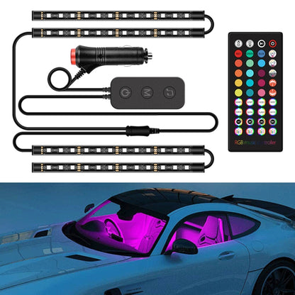 Y12 Cigarette Lighter Car Colorful RGB Foot LED Atmosphere Light - Atmosphere lights by PMC Jewellery | Online Shopping South Africa | PMC Jewellery | Buy Now Pay Later Mobicred