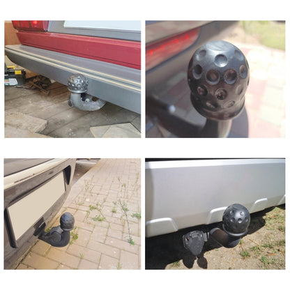 2 in 1 / Set Car Truck Tow Ball Cover Cap Towing Hitch Trailer Towball Protection - Towing Bars by PMC Jewellery | Online Shopping South Africa | PMC Jewellery | Buy Now Pay Later Mobicred