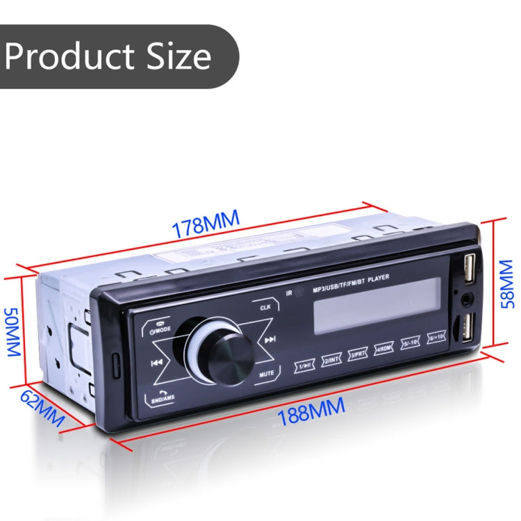 M10 12V Car Radio Receiver MP3 Player, Support Bluetooth Hand-free Calling / FM / USB / SD Card - Car MP3 & MP4 & MP5 by PMC Jewellery | Online Shopping South Africa | PMC Jewellery | Buy Now Pay Later Mobicred