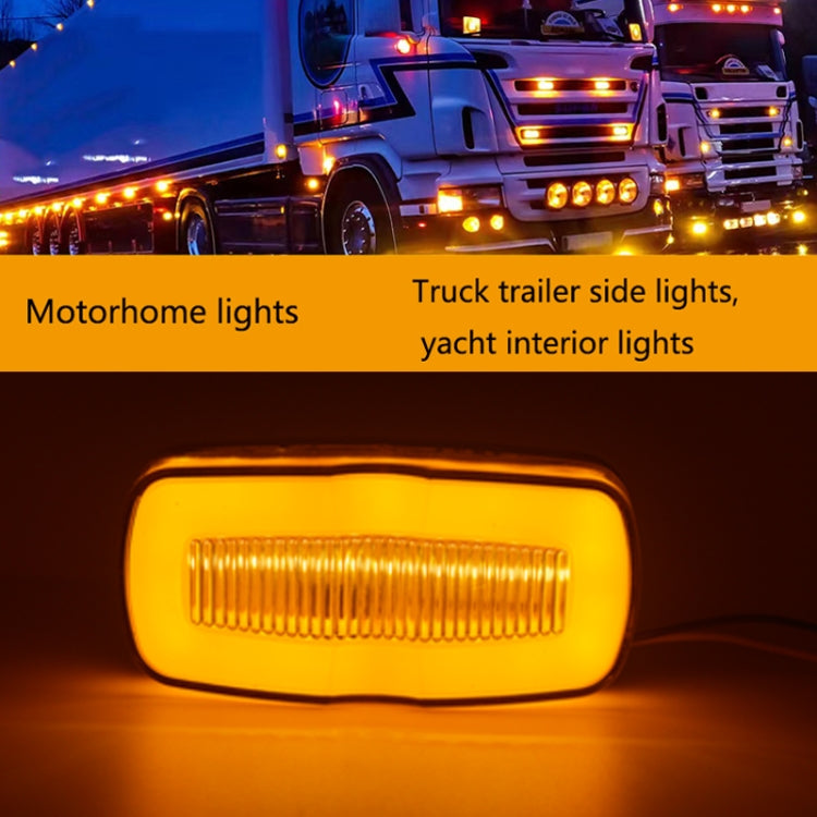 2 PCS MK-190 Truck LED Side Marker Light (White Light) - Running Lights by PMC TechLife | Online Shopping South Africa | PMC TechLife | Buy Now Pay Later Mobicred