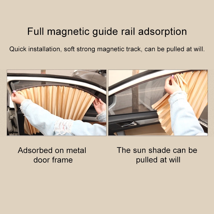 4 in 1 Car Auto Sunshade Curtains Windshield Cover Set (Black) - Aluminum Film PEVA by PMC TechLife | Online Shopping South Africa | PMC TechLife | Buy Now Pay Later Mobicred