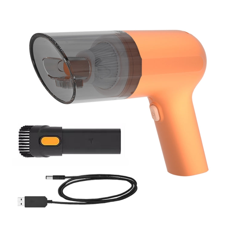 Car Portable Handheld Powerful Vacuum Cleaner Style: Wireless (Orange) - Vacuum Cleaner by PMC Jewellery | Online Shopping South Africa | PMC Jewellery | Buy Now Pay Later Mobicred