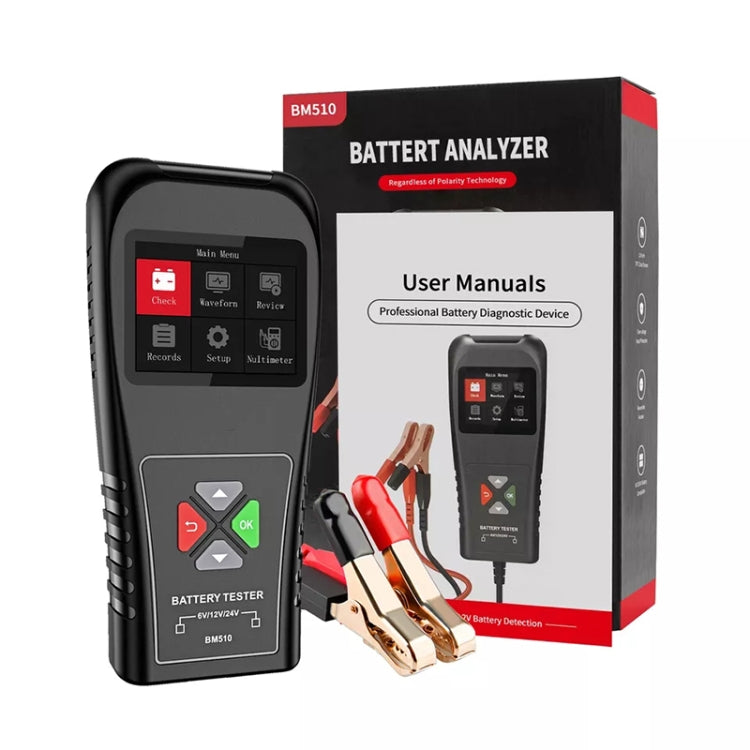 BM510 Car 6V / 12V / 24V Battery Tester Analyzer - Electronic Test by PMC Jewellery | Online Shopping South Africa | PMC Jewellery | Buy Now Pay Later Mobicred