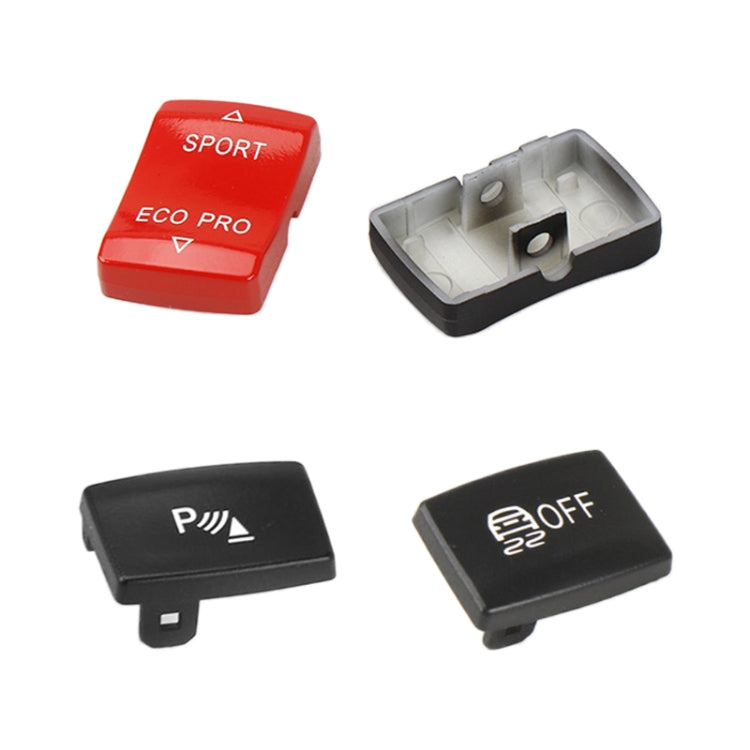 For BMW 3 Series Left Driving Car Central Control Multi-function Radar Button 6131 9252 912(Black) - free shipping - PMC TechLife - Order now!