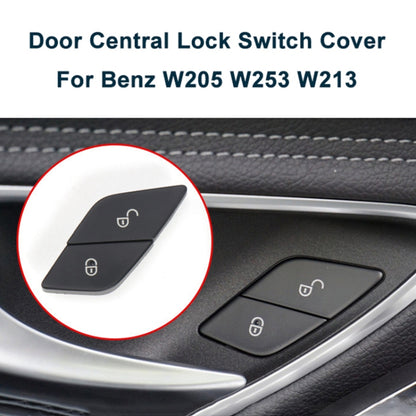 For Mercedes-Benz E-Class 2016-2021 Left Driving Car Left Side Door Lock Switch Buttons 2059055251 (Red) - Car Switches by PMC Jewellery | Online Shopping South Africa | PMC Jewellery | Buy Now Pay Later Mobicred