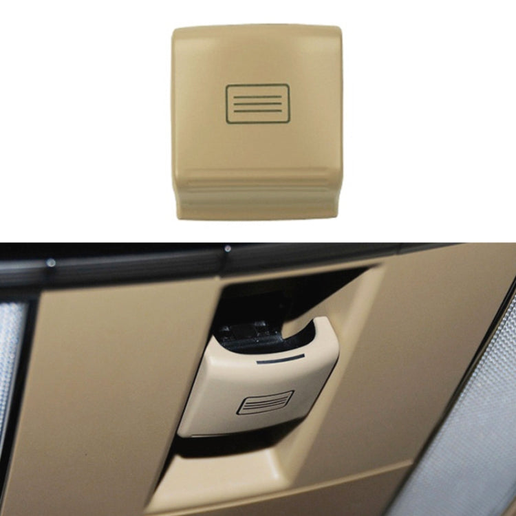 For Mercedes-Benz W221 2006-2013 Left Driving Car Sunroof Switch Button Dome Light Button(Beige) - Car Switches by PMC Jewellery | Online Shopping South Africa | PMC Jewellery