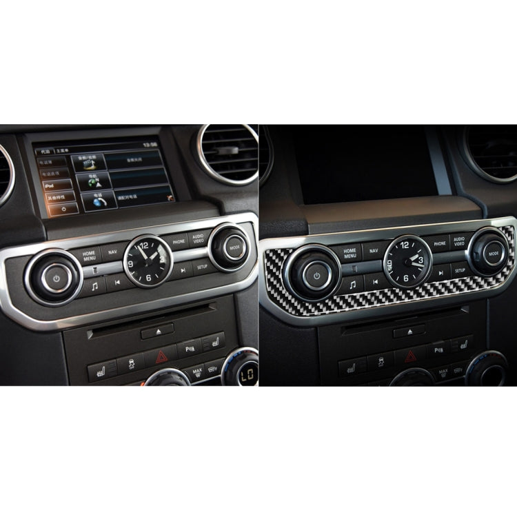 Car Carbon Fiber Time Clock Decorative Sticker for Land Rover Discovery 4 2010-2016, Left and Right Drive Universal - Car Interior Mouldings by PMC Jewellery | Online Shopping South Africa | PMC Jewellery | Buy Now Pay Later Mobicred