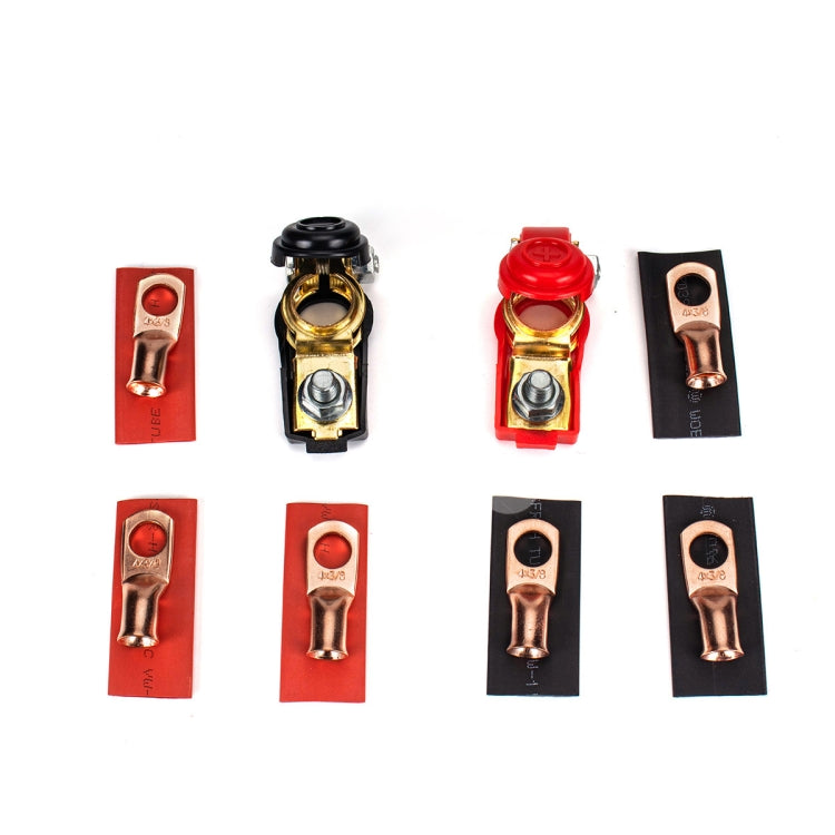 1 Pair Car Battery Cable Terminal Clamps Connectors Battery Clip Wiring Classification Set - Booster Cable & Clip by PMC Jewellery | Online Shopping South Africa | PMC Jewellery | Buy Now Pay Later Mobicred