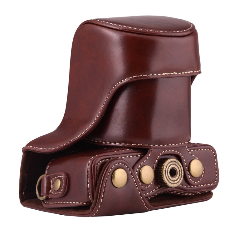 Full Body Camera PU Leather Case Bag with Strap for Canon EOS M10(Coffee) - free shipping - PMC TechLife - Order now!