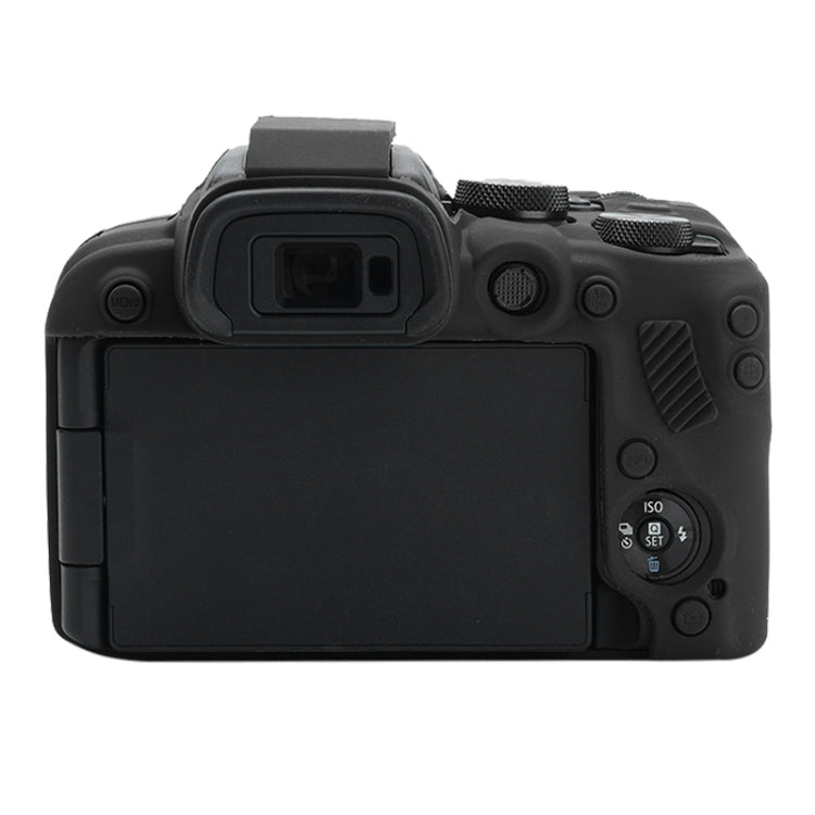 For Canon EOS R10 Soft Silicone Protective Case (Black) - Protective Case by PMC TechLife | Online Shopping South Africa | PMC TechLife | Buy Now Pay Later Mobicred