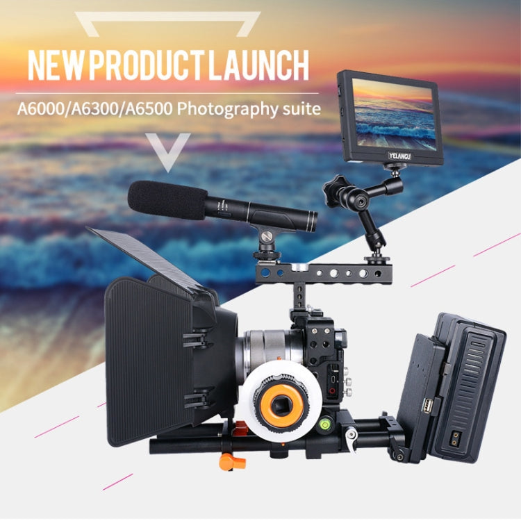 YELANGU C6 Camera Video Cage Stabilizer for Sony A6000 / A6300 / A6500 / A6400 (Black) - Camera Cage by YELANGU | Online Shopping South Africa | PMC Jewellery | Buy Now Pay Later Mobicred