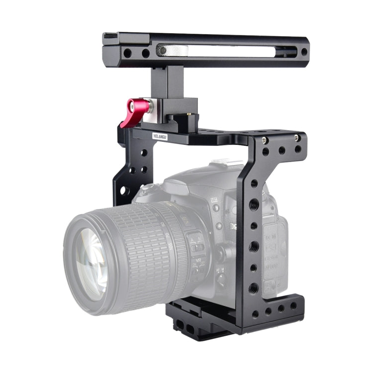 YELANGU C8 YLG0910 Handle Video Camera Cage Stabilizer(Black) - free shipping - PMC TechLife - Order now!