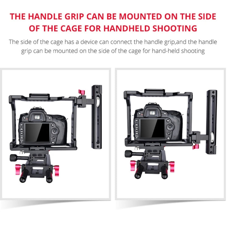 YELANGU C8 YLG0910 Handle Video Camera Cage Stabilizer(Black) - free shipping - PMC TechLife - Order now!