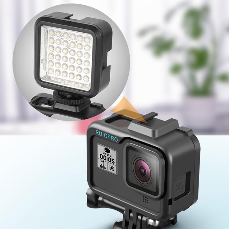 RUIGPRO for GoPro HERO8 Black Standard Border PC ABS Frame Mount Protective Case(Black) - free shipping - PMC TechLife - Order now!