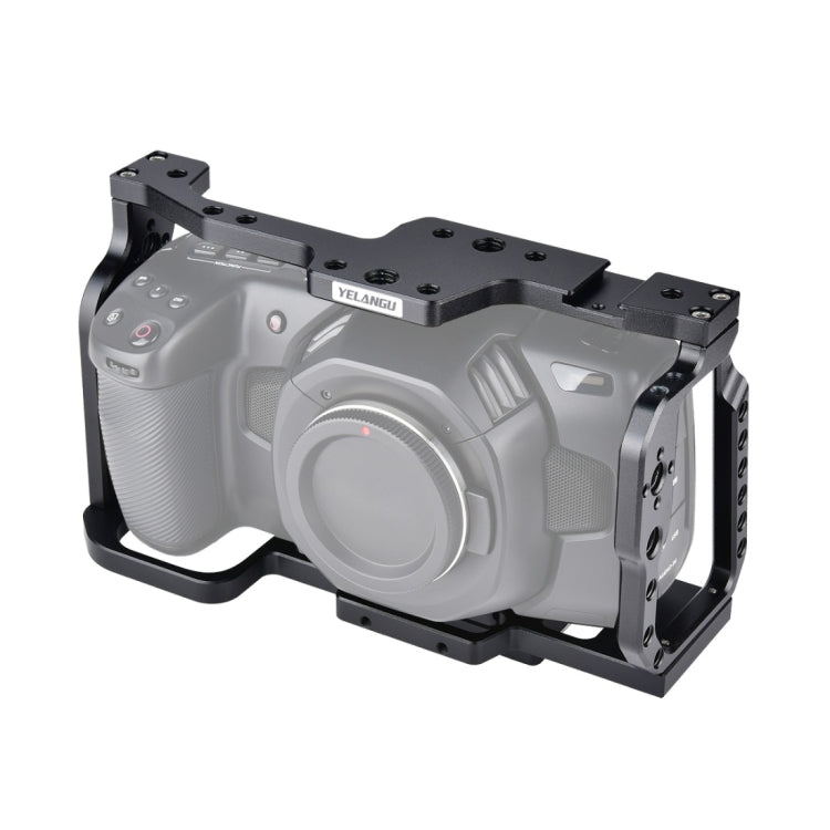 YELANGU C9 YLG0911A-A Video Camera Cage Stabilizer for DJI BMPCC 4K (Black) - Camera Cage by YELANGU | Online Shopping South Africa | PMC TechLife | Buy Now Pay Later Mobicred