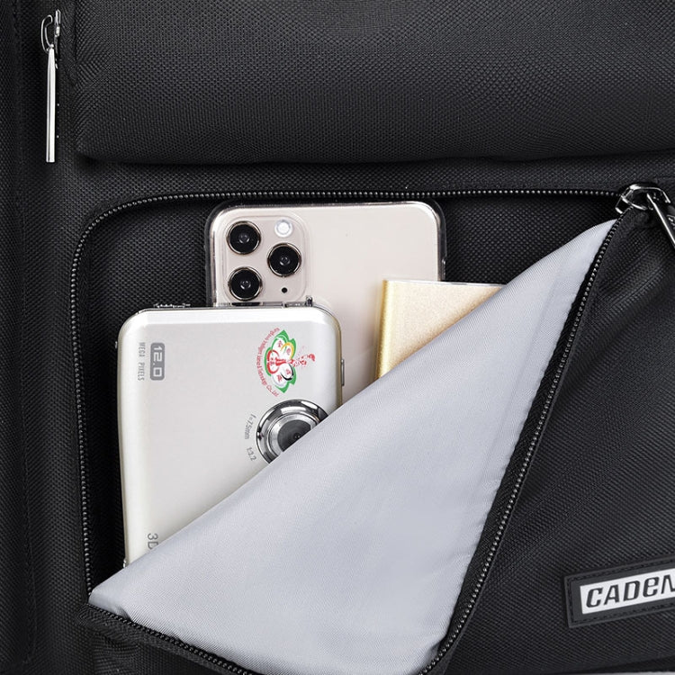 CADEN D28 Portable Multifunctional Single and Double Shoulder Camera Bag With Strap(Black) - free shipping - PMC TechLife - Order now!