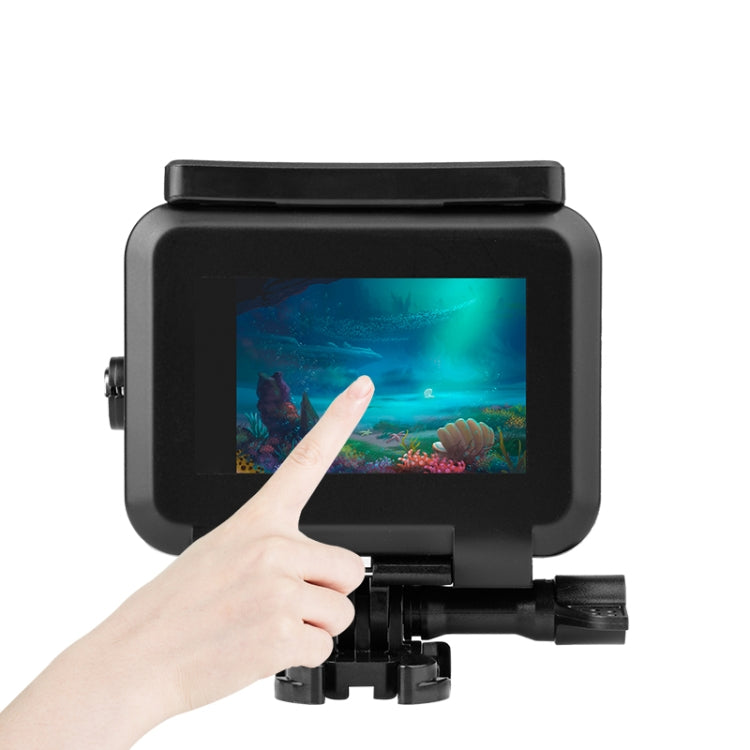 50m Waterproof Housing Protective Case with Buckle Basic Mount & Screw for GoPro HERO10 Black / HERO9 Black (Black) - Waterproof Cases by PMC TechLife | Online Shopping South Africa | PMC TechLife | Buy Now Pay Later Mobicred