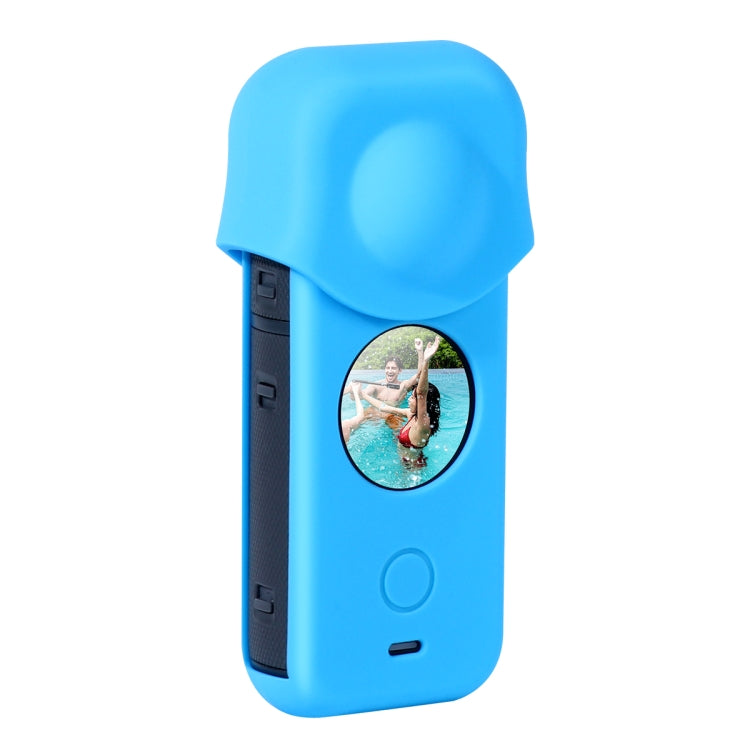Full Body Dust-proof Silicone Protective Case for Insta360 ONE X2(Blue) - Case & Bags by PMC TechLife | Online Shopping South Africa | PMC TechLife | Buy Now Pay Later Mobicred