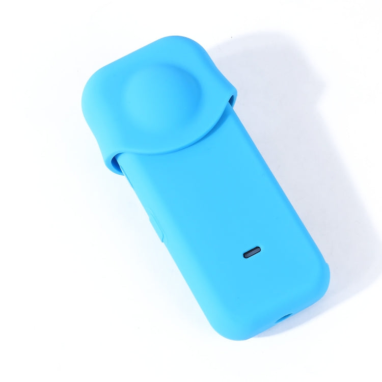 Full Body Dust-proof Silicone Protective Case for Insta360 ONE X2(Blue) - Case & Bags by PMC TechLife | Online Shopping South Africa | PMC TechLife | Buy Now Pay Later Mobicred