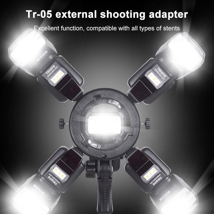 TRIOPO TR-05 Flash Holder Multi-function Camera Universal S-type Holder Accessories Transfer Interface - free shipping - PMC TechLife - Order now!