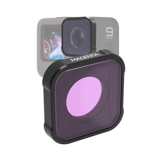 JSR KB Series Diving Color Lens Filter for GoPro HERO13 Black /12 Black /11 Black /10 Black /9 Black(Magenta) - Lens Filter by JSR | Online Shopping South Africa | PMC Jewellery | Buy Now Pay Later Mobicred