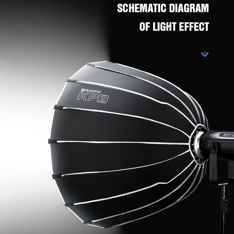 TRIOPO KP2-70 70cm Speedlite Flash Deep Parabolic Softbox Bowens Mount Diffuser(Black) - free shipping - PMC TechLife - Order now!