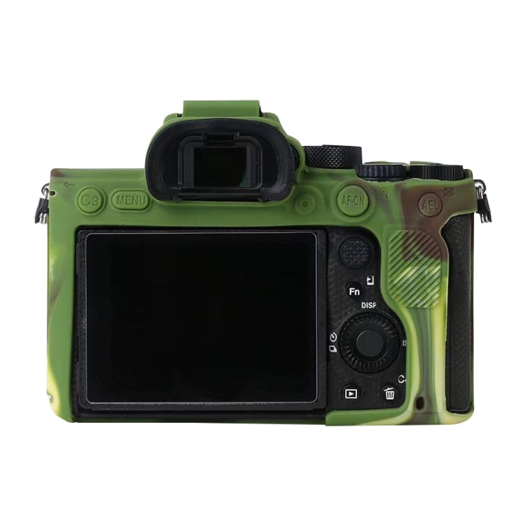 For Sony A7R4 Soft Silicone Protective Case(Camouflage) - Protective Case by PMC TechLife | Online Shopping South Africa | PMC TechLife | Buy Now Pay Later Mobicred