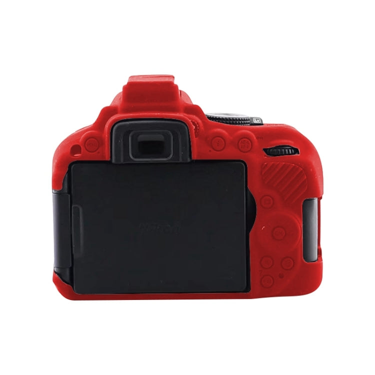 Soft Silicone Protective Case for Nikon D5300(Red) - Protective Case by PMC TechLife | Online Shopping South Africa | PMC TechLife | Buy Now Pay Later Mobicred