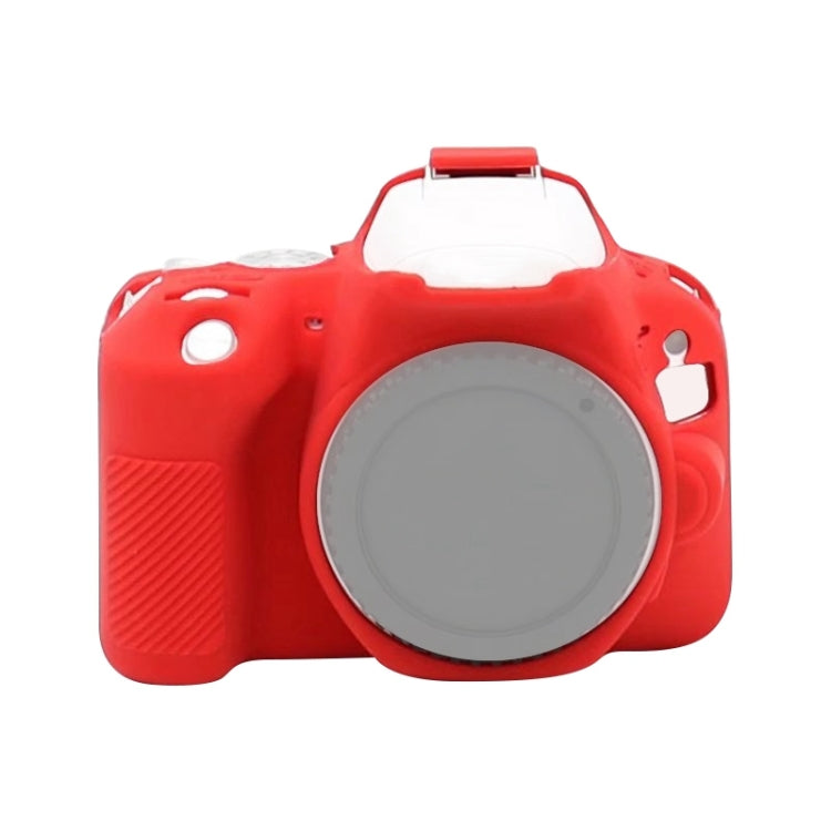 For Canon EOS 200D / EOS 200D Mark II Soft Silicone Protective Case(Red) - Protective Case by PMC TechLife | Online Shopping South Africa | PMC TechLife | Buy Now Pay Later Mobicred