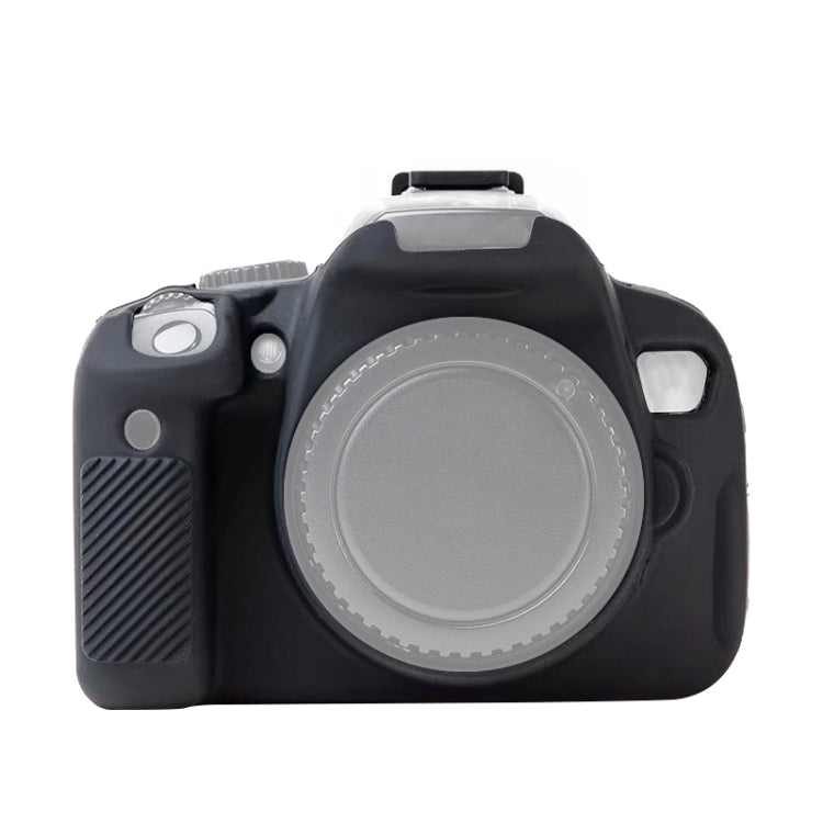 For Canon EOS 600D Soft Silicone Protective Case(Black) - Protective Case by PMC TechLife | Online Shopping South Africa | PMC TechLife | Buy Now Pay Later Mobicred