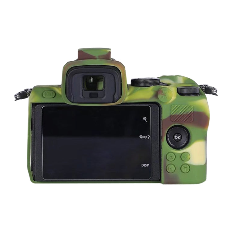 Soft Silicone Protective Case for Nikon Z50 (Camouflage) - Protective Case by PMC TechLife | Online Shopping South Africa | PMC TechLife | Buy Now Pay Later Mobicred