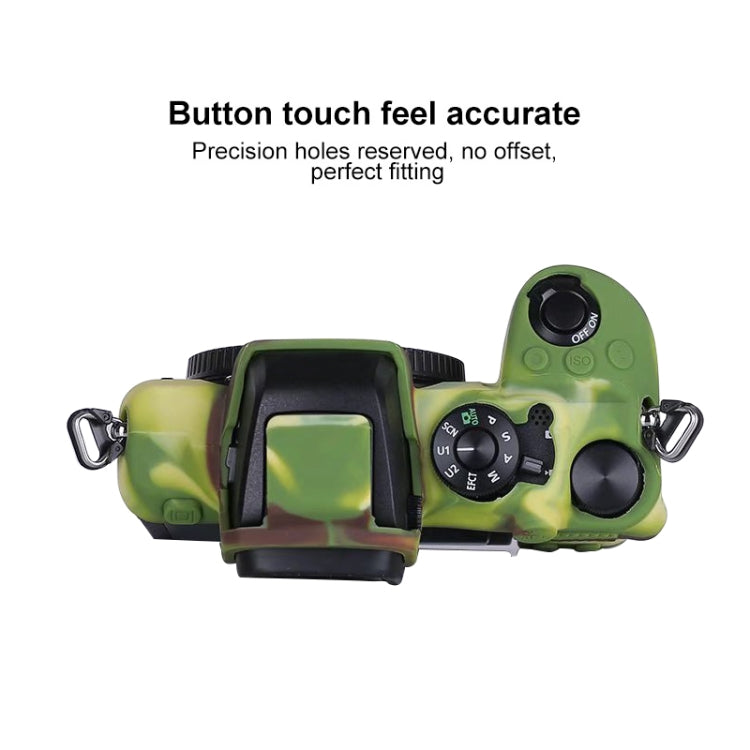 Soft Silicone Protective Case for Nikon Z50 (Camouflage) - Protective Case by PMC TechLife | Online Shopping South Africa | PMC TechLife | Buy Now Pay Later Mobicred