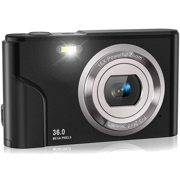 DC311 2.4 inch 36MP 16X Zoom 2.7K Full HD Digital Camera Children Card Camera, US Plug(Black) - Children Cameras by PMC Jewellery | Online Shopping South Africa | PMC Jewellery | Buy Now Pay Later Mobicred