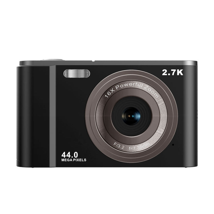 DC302 2.88 inch 44MP 16X Zoom 2.7K Full HD Digital Camera Children Card Camera, AU Plug (Black) - Children Cameras by PMC Jewellery | Online Shopping South Africa | PMC Jewellery | Buy Now Pay Later Mobicred