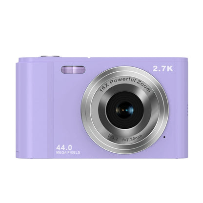 DC302 2.88 inch 44MP 16X Zoom 2.7K Full HD Digital Camera Children Card Camera, AU Plug (Purple) - Children Cameras by PMC Jewellery | Online Shopping South Africa | PMC Jewellery | Buy Now Pay Later Mobicred