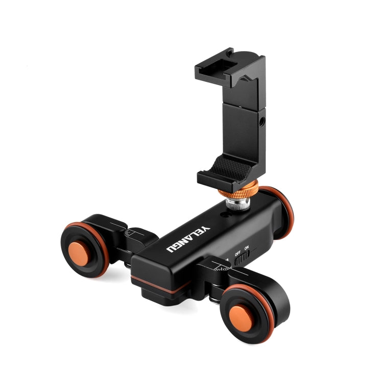 YELANGU L4X Camera Wheel Dolly + PC142 Phone Clamp with Remote, Load: 3kg - Camera Dolly by YELANGU | Online Shopping South Africa | PMC Jewellery | Buy Now Pay Later Mobicred