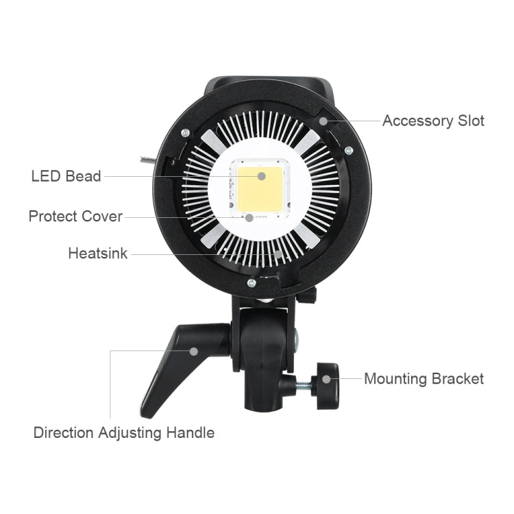 Godox SL60W LED Light Studio Continuous Photo Video Light(EU Plug) - Shoe Mount Flashes by Godox | Online Shopping South Africa | PMC Jewellery | Buy Now Pay Later Mobicred