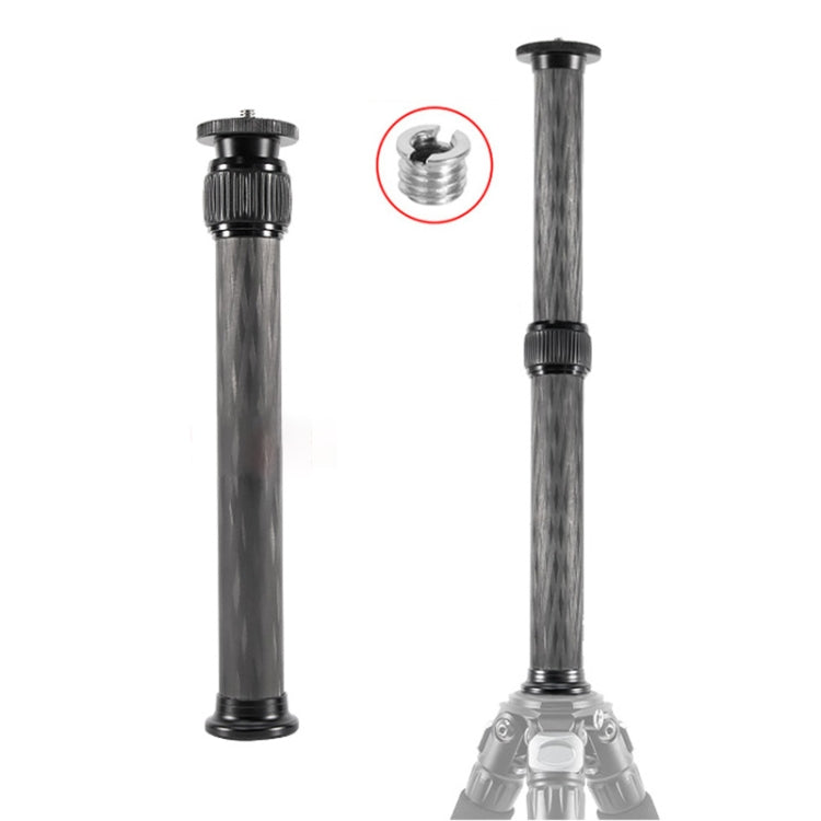 BEXIN P262C 235mm-396mm Tripod Extension Pole Carbon Fiber Center Column Tripod Extender(Black) - Monopods by BEXIN | Online Shopping South Africa | PMC TechLife | Buy Now Pay Later Mobicred
