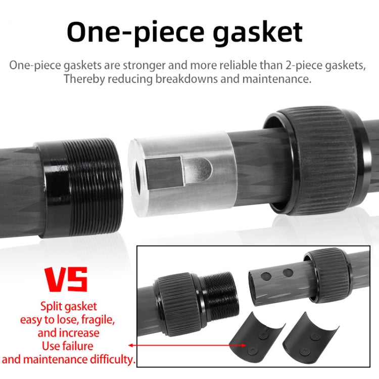 BEXIN P262C 235mm-396mm Tripod Extension Pole Carbon Fiber Center Column Tripod Extender(Black) - Monopods by BEXIN | Online Shopping South Africa | PMC TechLife | Buy Now Pay Later Mobicred