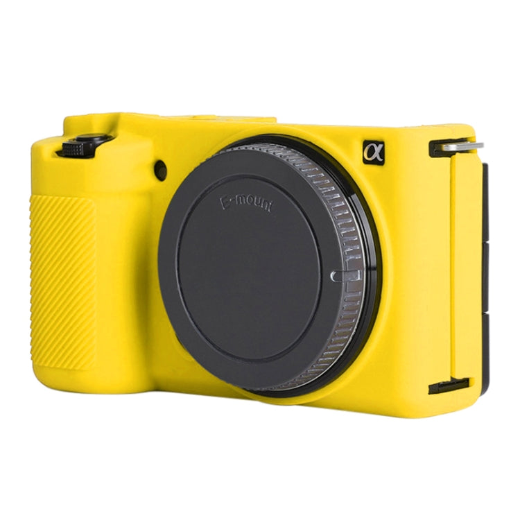 For Sony ZV-E10 Soft Silicone Protective Case (Yellow) - free shipping - PMC TechLife - Order now!