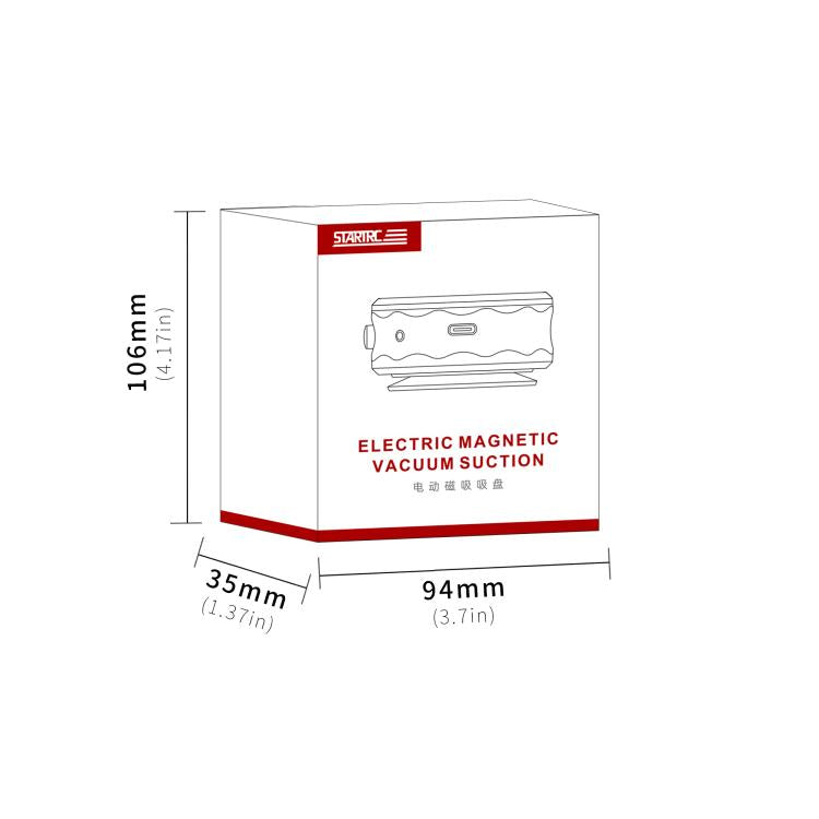 STARTRC Universal Electric Magnetic Suction Cup Mount (Black) - free shipping - PMC TechLife - Order now!