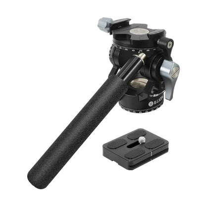 BEXIN DT-03R/S 720 Degree Panorama Heavy Duty Tripod Action Fluid Drag Head with Quick Release Plate - Tripod Heads by BEXIN | Online Shopping South Africa | PMC Jewellery | Buy Now Pay Later Mobicred