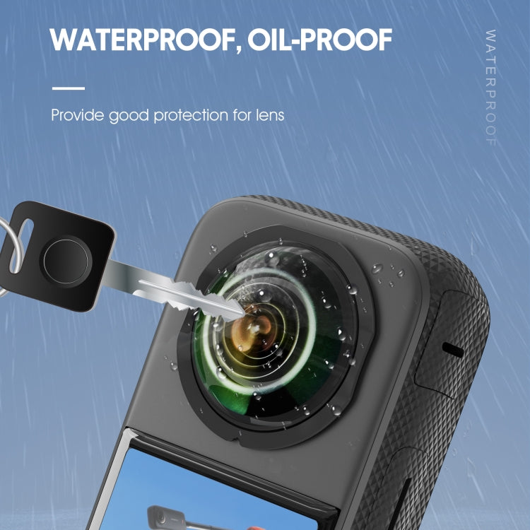 For Insta360 X3 STARTRC Lens Guard PC Protective Cover(Black) - Len Accessories by STARTRC | Online Shopping South Africa | PMC TechLife | Buy Now Pay Later Mobicred